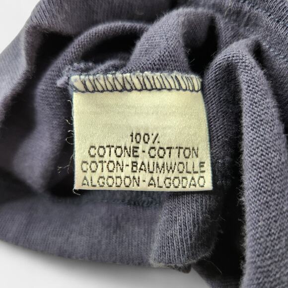 Vintage55 Guard T-Shirt Adult Large Navy Blue South Hamptons Made in Italy - Picture 10 of 12